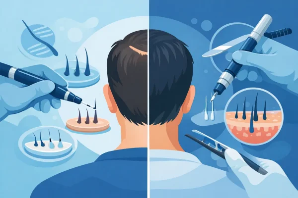 Comment choisir entre DHI et Sapphire FUE